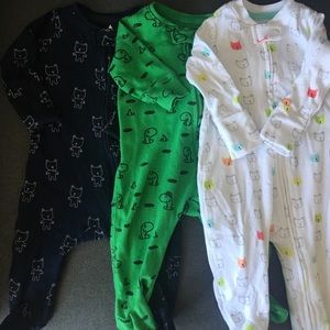 Set of Baby Gap sleepers + zip up